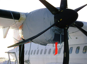 Protection du moteur ATR pour le grand froid